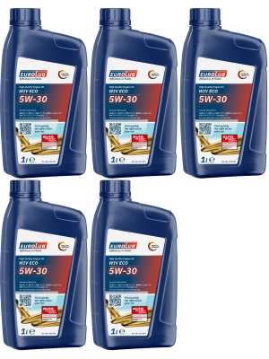 EUROLUB WIV ECO 5W-30 Motoröl 5x 1l = 5 Liter